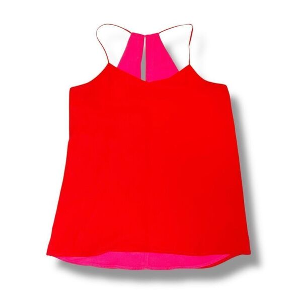 Express Reversible Barcelona Cami Top Red/Hot Pink Spaghetti Racerback Size XS - Picture 11 of 13